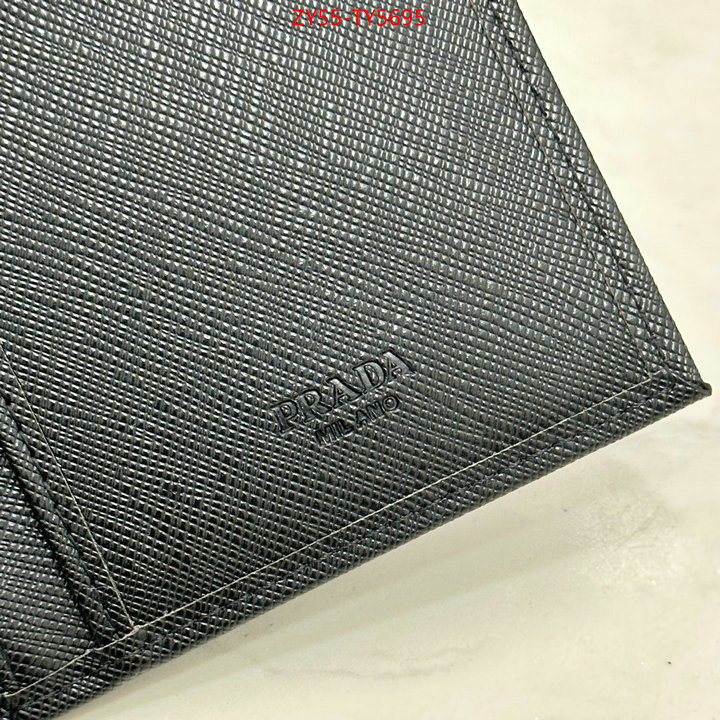 Prada Bags (4A)-Wallet fake high quality ID: TY5695 $: 55USD