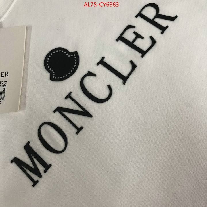 Clothing-Moncler what 1:1 replica ID: CY6383 $: 75USD