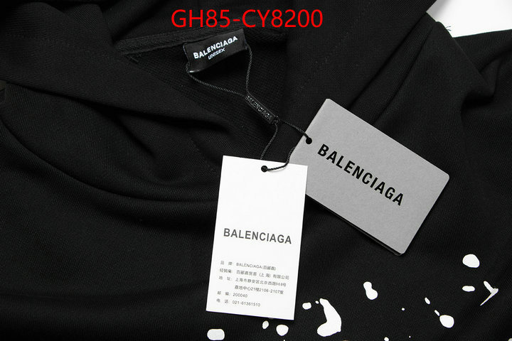 Clothing-Balenciaga sell online ID: CY8200 $: 85USD