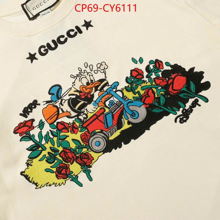 Clothing-Gucci fake high quality ID: CY6111 $: 69USD