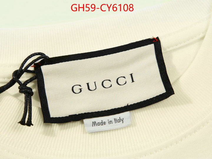 Clothing-Gucci where can you buy replica ID: CY6108 $: 59USD