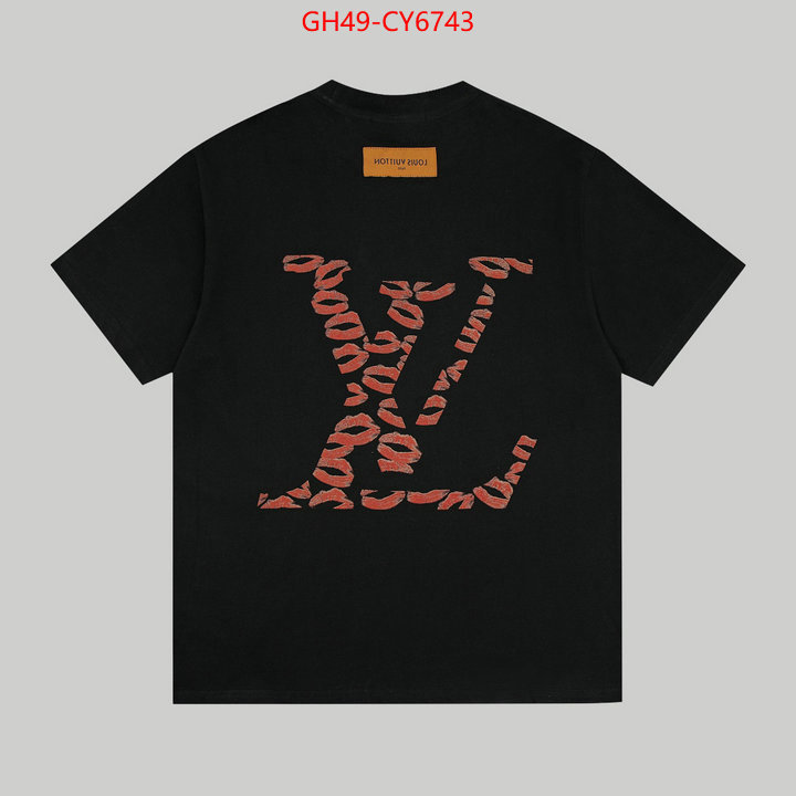 Clothing-LV buy luxury 2023 ID: CY6743 $: 49USD