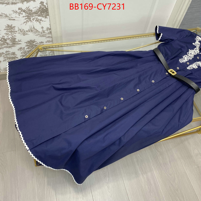 Clothing-Dior aaaaa+ replica designer ID: CY7231 $: 169USD