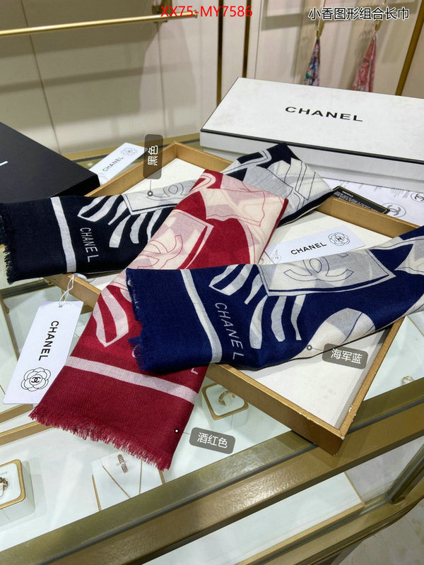 Scarf-Chanel luxury fashion replica designers ID: MY7586 $: 75USD