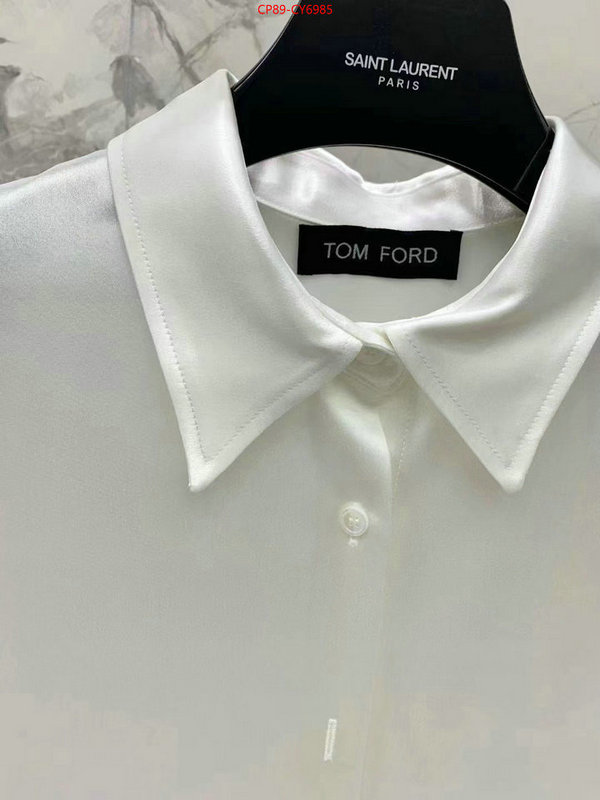 Clothing-TOM FORD replica 2023 perfect luxury ID: CY6985 $: 89USD