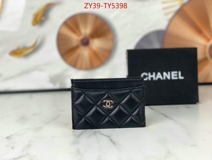 Chanel Bags(4A)-Wallet- top quality ID: TY5398 $: 39USD