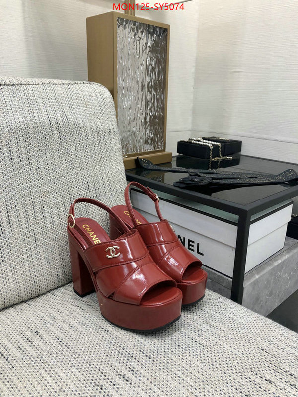 Women Shoes-Chanel best quality replica ID: SY5074 $: 125USD