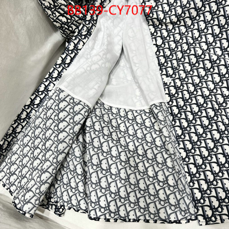 Clothing-Dior customize best quality replica ID: CY7077 $: 139USD
