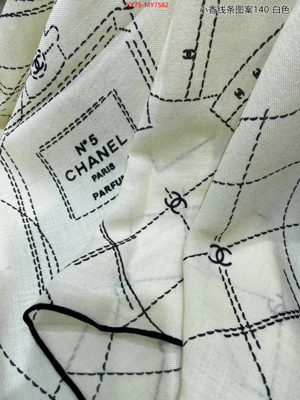 Scarf-Chanel wholesale designer shop ID: MY7582 $: 75USD