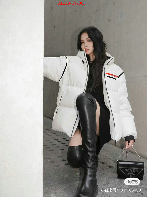 Down jacket Women-Prada best luxury replica ID: CY7363 $: 229USD