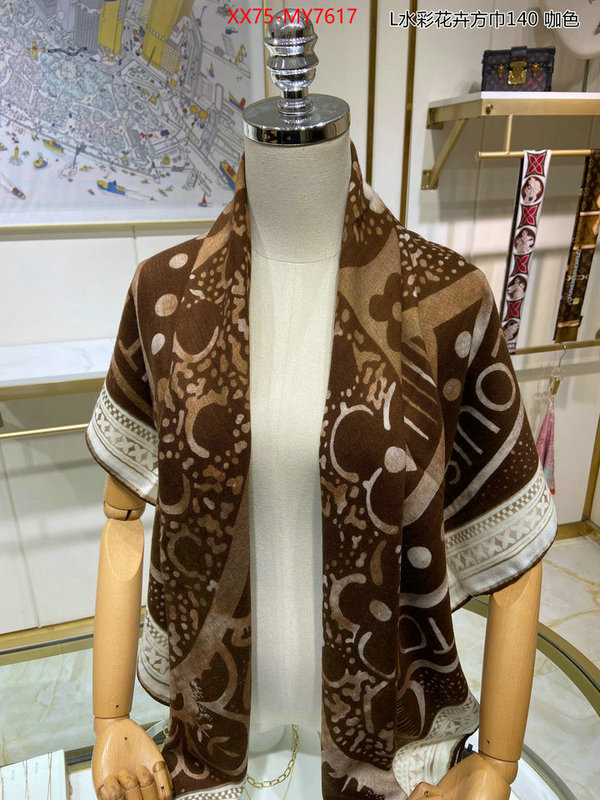 Scarf-LV high quality designer replica ID: MY7617 $: 75USD