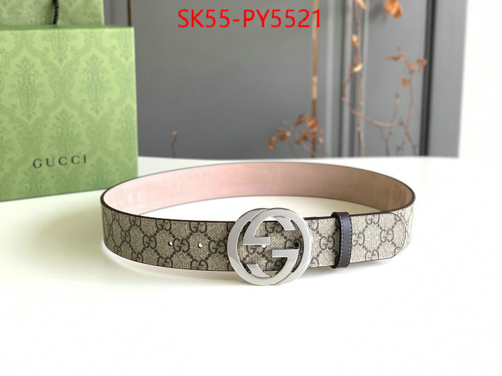 Belts-Gucci good ID: PY5521 $: 55USD