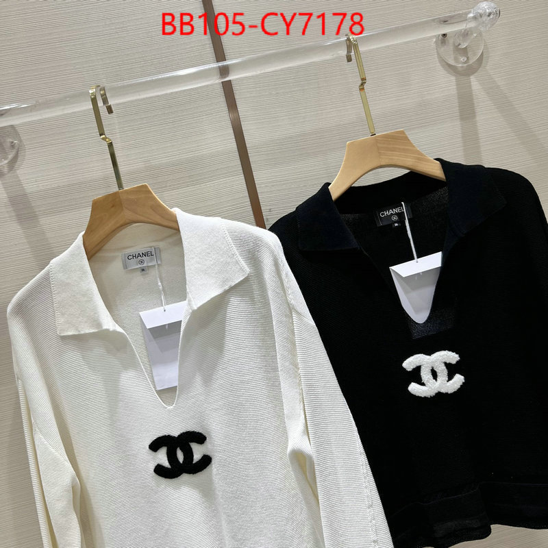 Clothing-Chanel replcia cheap from china ID: CY7178 $: 105USD