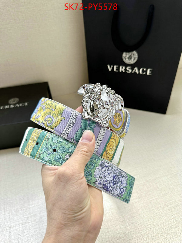 Belts-Versace luxury fake ID: PY5578 $: 72USD