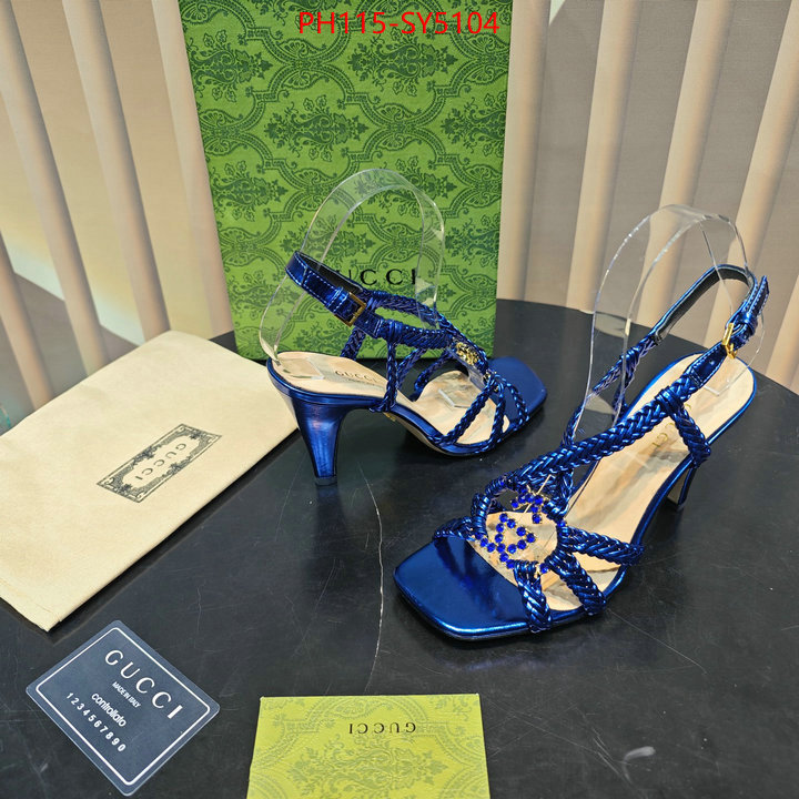 Women Shoes-Gucci top quality fake ID: SY5104 $: 115USD