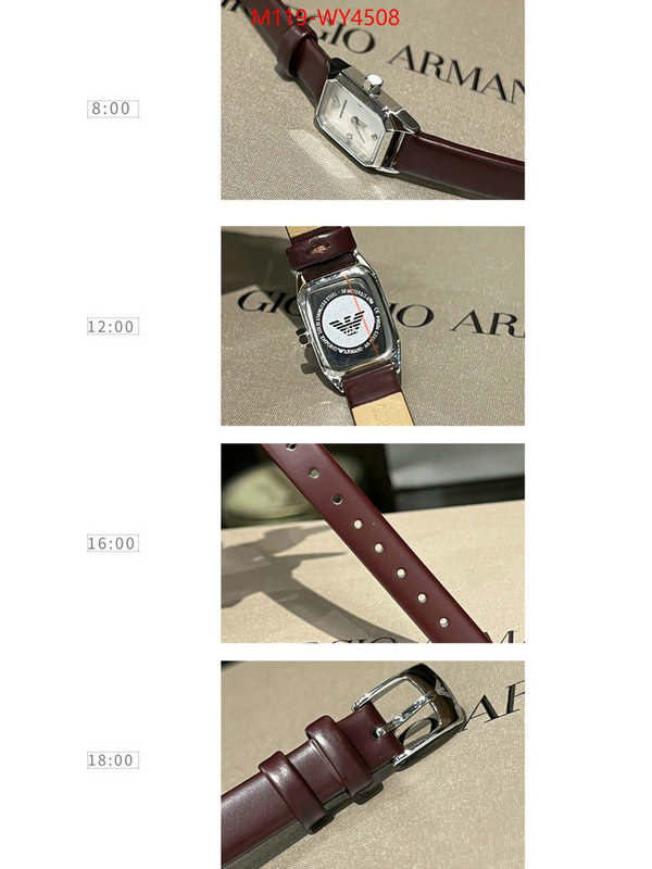 Watch(4A)-Armani practical and versatile replica designer ID: WY4508 $: 119USD