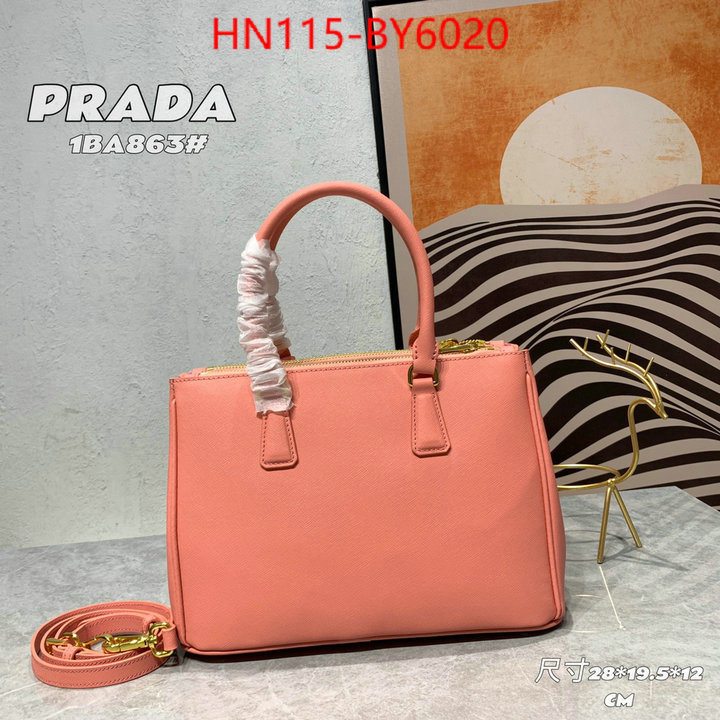 Prada Bags (4A)-Handbag- 2023 perfect replica designer ID: BY6020 $: 115USD