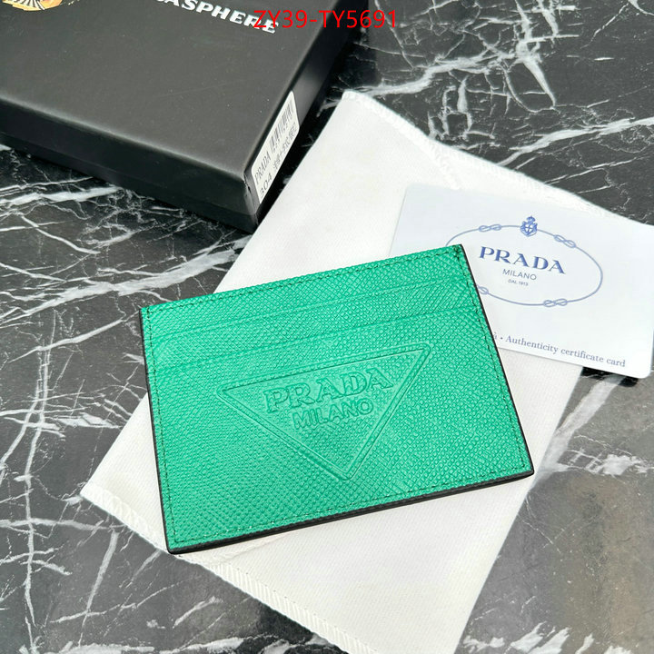 Prada Bags (4A)-Wallet 2023 perfect replica designer ID: TY5691 $: 39USD