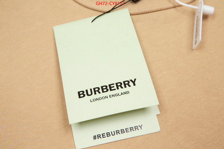 Clothing-Burberry high quality customize ID: CY8177 $: 72USD