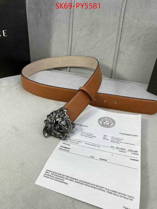 Belts-Versace where can you buy a replica ID: PY5581 $: 69USD