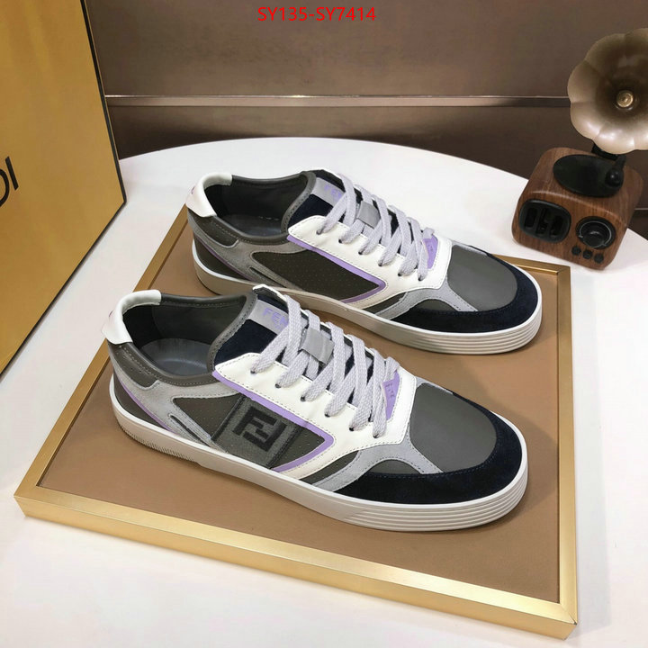 Men Shoes-Fendi fake aaaaa ID: SY7414 $: 135USD