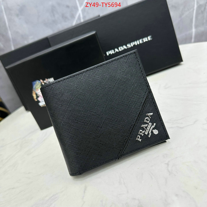 Prada Bags (4A)-Wallet top fake designer ID: TY5694 $: 49USD