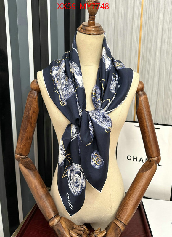 Scarf-Chanel outlet sale store ID: MY7748 $: 59USD