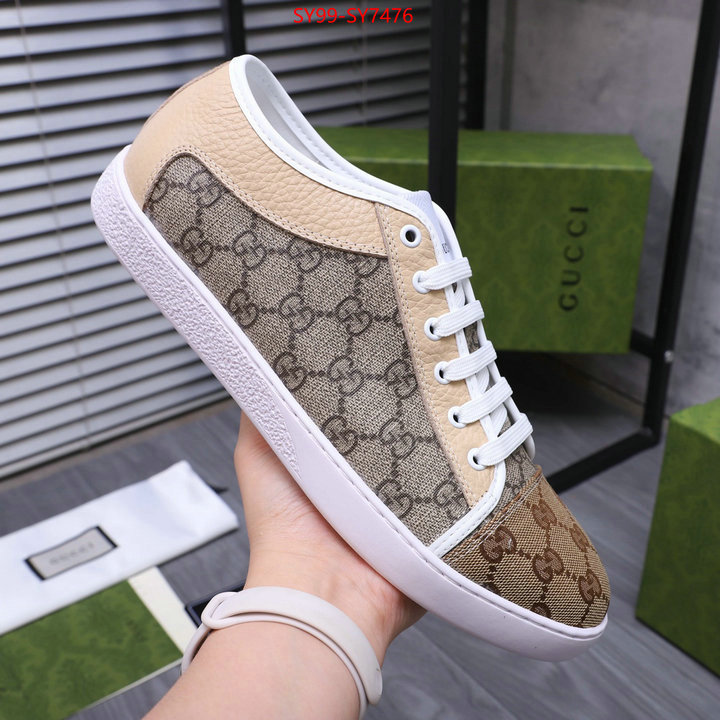 Men Shoes-Gucci mirror copy luxury ID: SY7476 $: 99USD