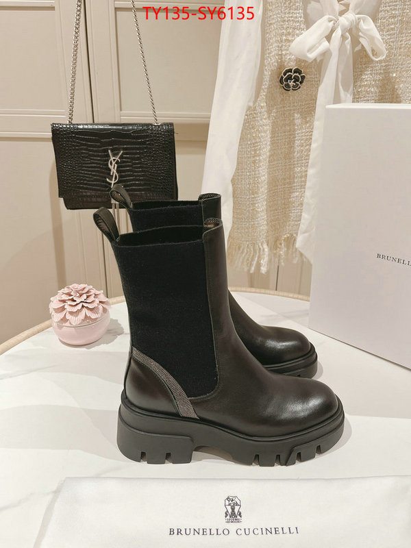 Women Shoes-Brunello cucinelli best fake ID: SY6135 $: 135USD