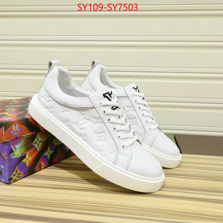 Men Shoes-LV fake high quality ID: SY7503 $: 109USD