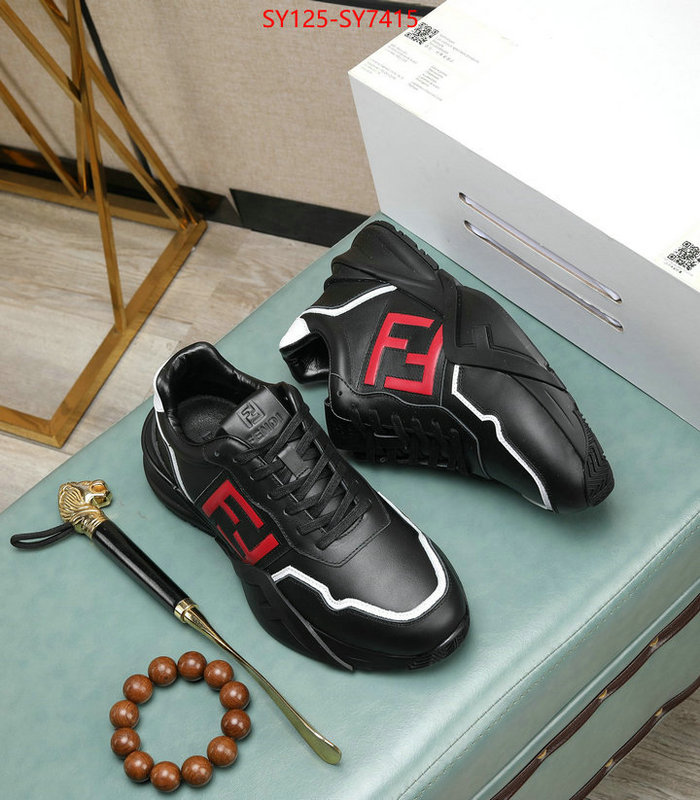 Men Shoes-Fendi is it illegal to buy dupe ID: SY7415 $: 125USD