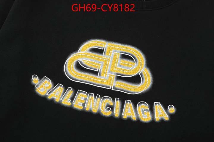 Clothing-Balenciaga replica 2023 perfect luxury ID: CY8182 $: 69USD