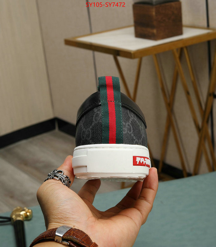 Men Shoes-Gucci best wholesale replica ID: SY7472 $: 105USD