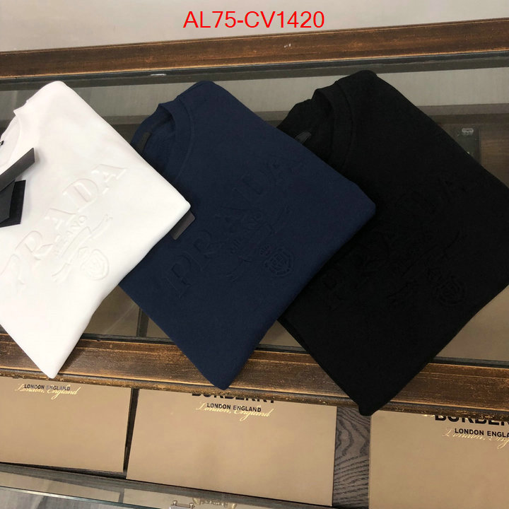 Clothing-Prada highest quality replica ID: CV1420 $: 75USD