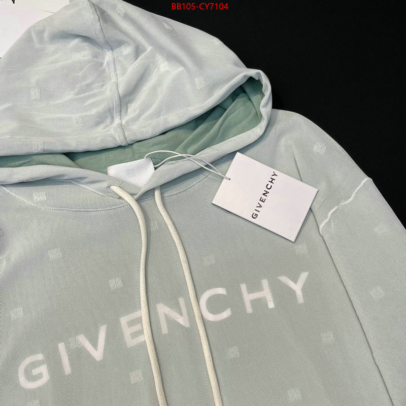 Clothing-Givenchy perfect replica ID: CY7104 $: 105USD