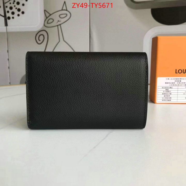 LV Bags(4A)-Wallet the best quality replica ID: TY5671 $: 49USD