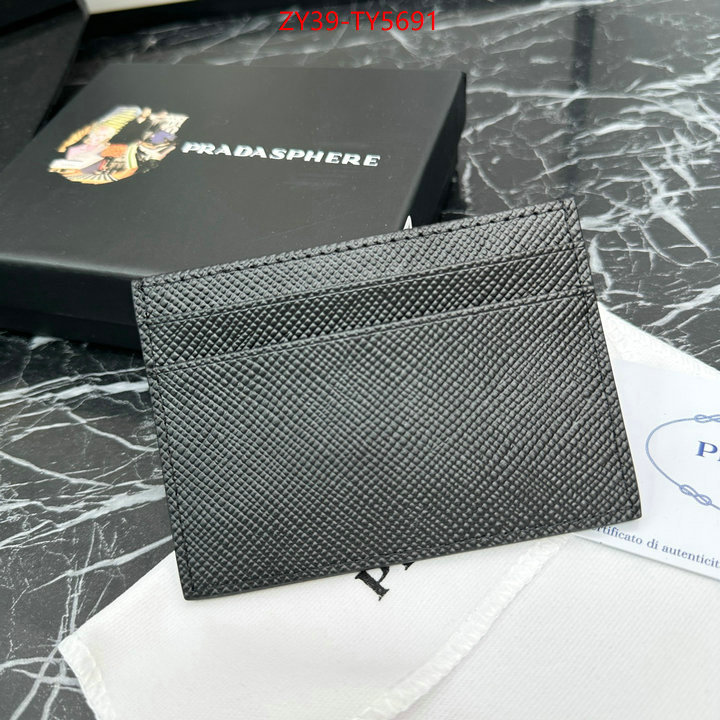 Prada Bags (4A)-Wallet 2023 perfect replica designer ID: TY5691 $: 39USD