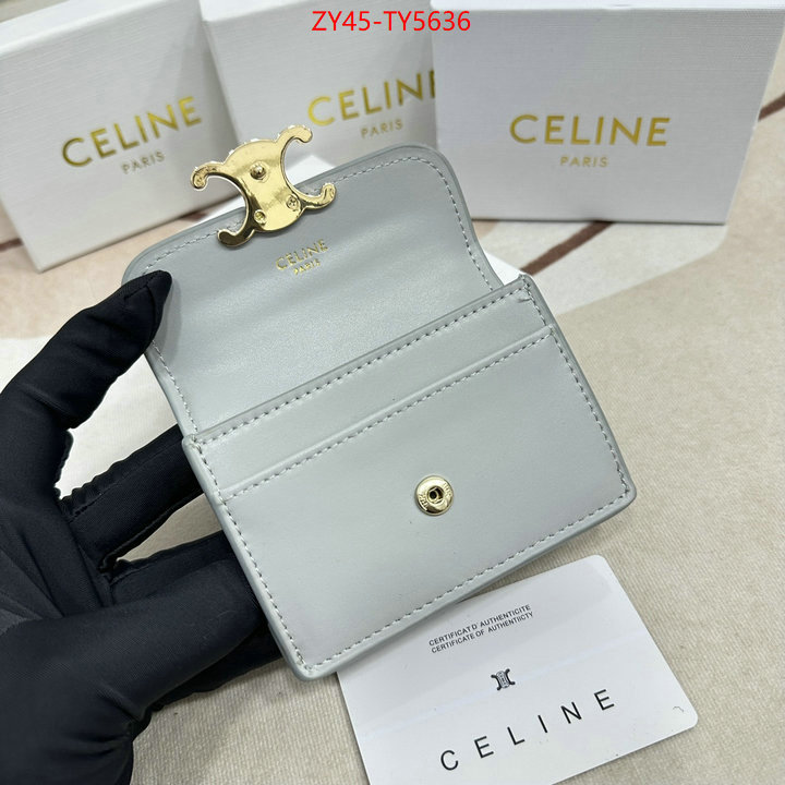 CELINE Bags(4A)-Wallet where should i buy to receive ID: TY5636 $: 45USD