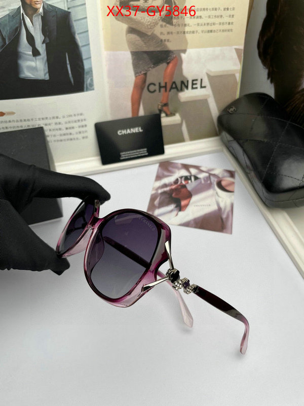 Glasses-Chanel designer wholesale replica ID: GY5846 $: 37USD