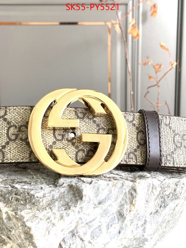 Belts-Gucci good ID: PY5521 $: 55USD