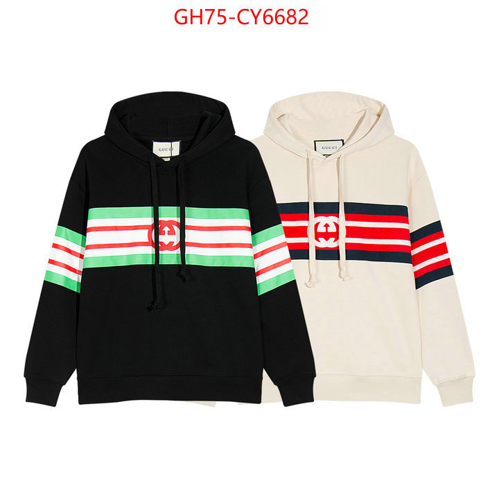 Clothing-Gucci replica 2023 perfect luxury ID: CY6682 $: 75USD