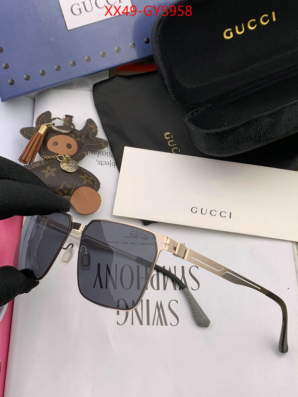 Glasses-Gucci best wholesale replica ID: GY5958 $: 49USD