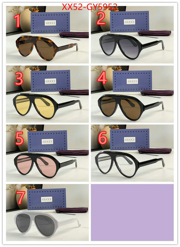 Glasses-Gucci best replica quality ID: GY5952 $: 52USD