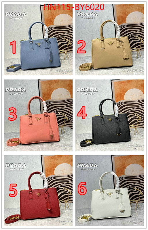 Prada Bags (4A)-Handbag- 2023 perfect replica designer ID: BY6020 $: 115USD