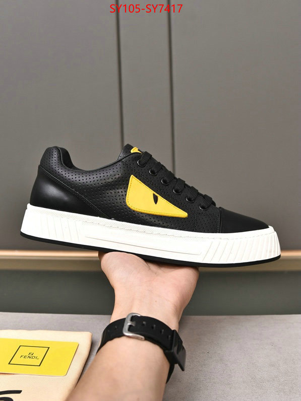 Men Shoes-Fendi luxury fashion replica designers ID: SY7417 $: 105USD