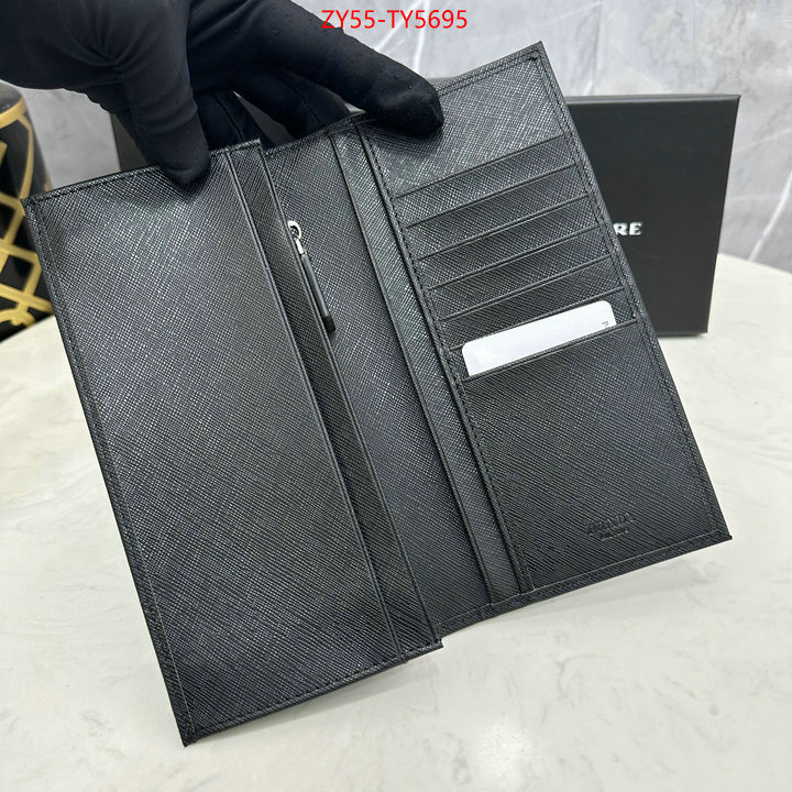 Prada Bags (4A)-Wallet fake high quality ID: TY5695 $: 55USD