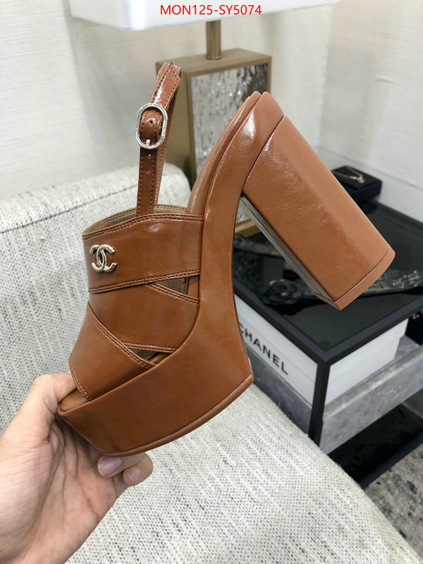 Women Shoes-Chanel best quality replica ID: SY5074 $: 125USD