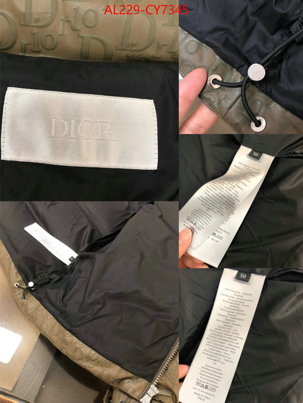 Down jacketMen-Dior we curate the best ID: CY7345 $: 229USD
