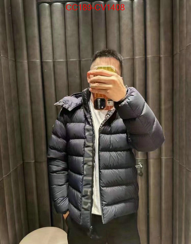 Down jacket Men-Moncler replica shop ID: CV1408 $: 189USD