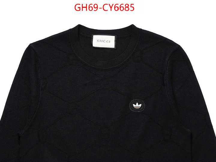 Clothing-Gucci cheap online best designer ID: CY6685 $: 69USD